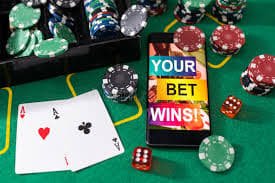 Pengguna memasang taruhan olahraga melalui platform sportbet di perangkat mobile